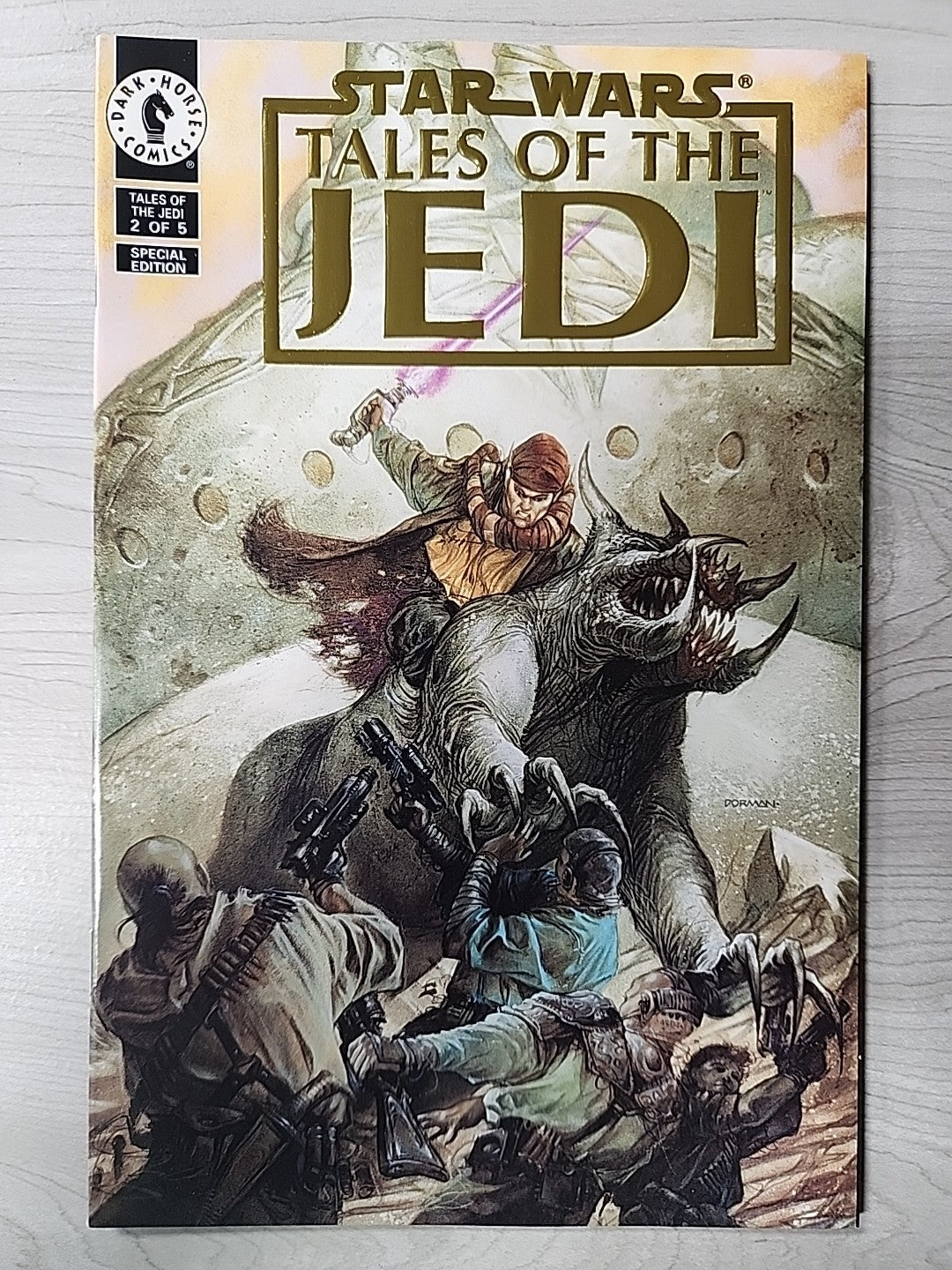 Star Wars: Tales of the Jedi #1-5 Gold Foil Set Limited To 7500 With COA VF/NM