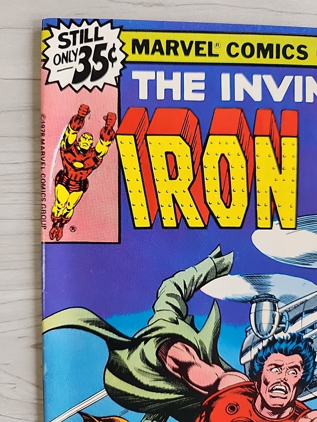 Invincible Iron Man # 118 Marvel Comics 1978 1st Jim Rhodes Bob Layton Cover VF