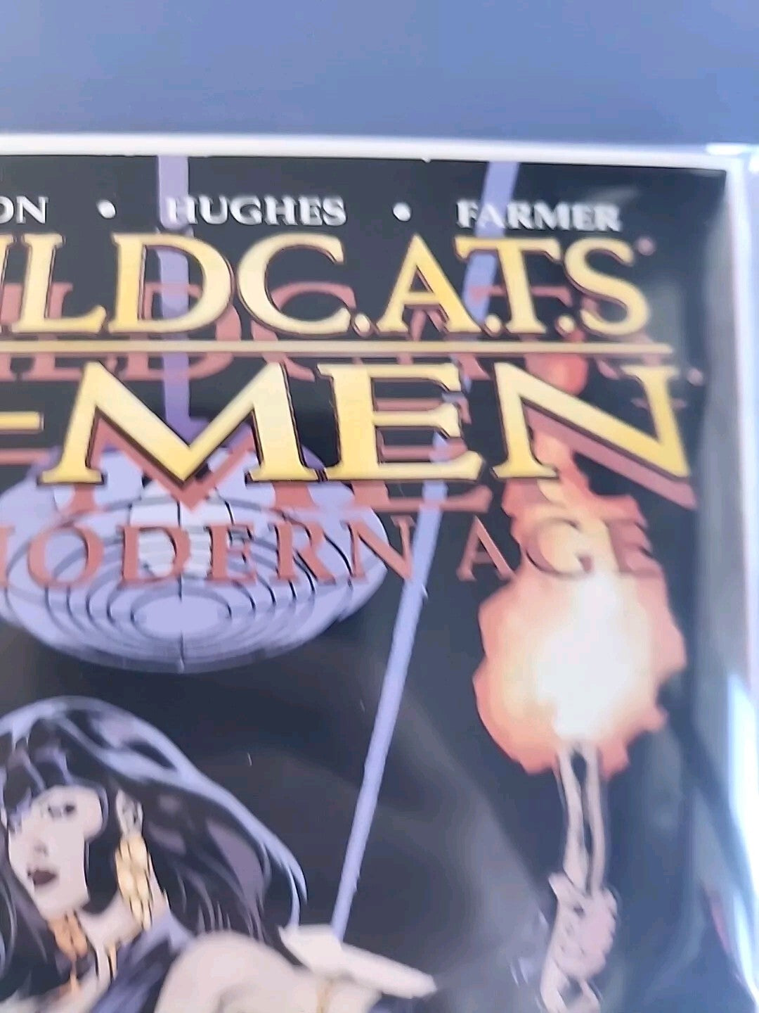 WILDC.A.T.S/X-Men: The Modern Age #1 1997 Adam Hughes Signature No COA