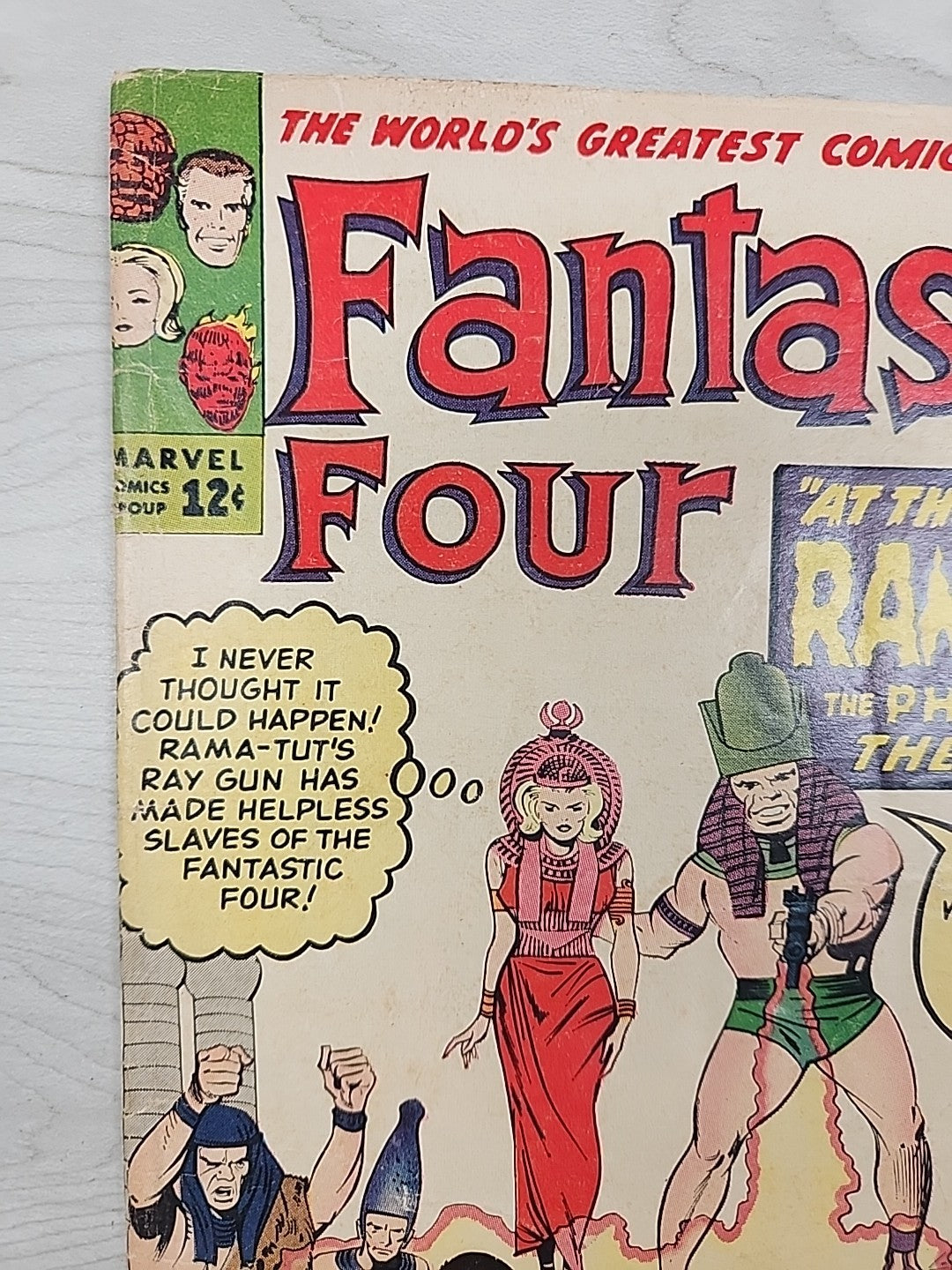 Fantastic Four 19 1963 VG- Lee Kirby/Reinman 1st Rama-Tut (Kang) KEY X-Men 1 Ad