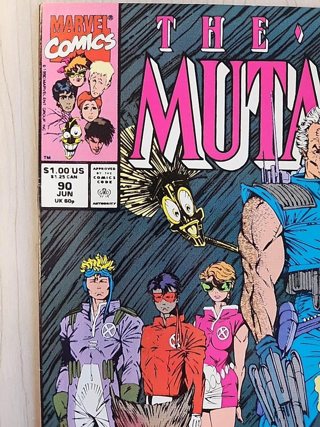 The New Mutants 90 Marvel Comics 1990 Liefeld Cover High Grade NM-
