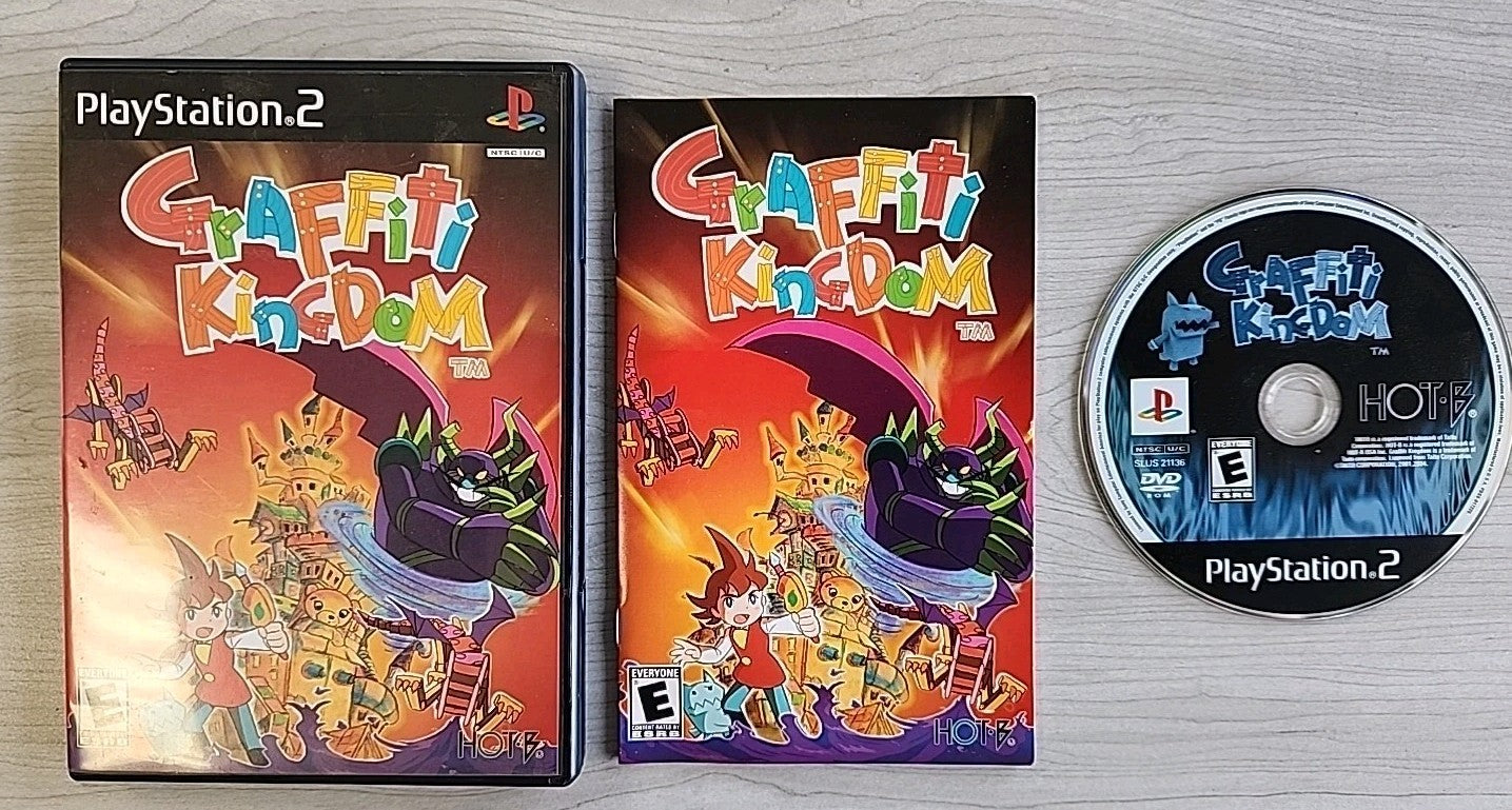Graffiti Kingdom Sony PlayStation 2, PS2, 2005 CIB TESTED/WORKING W/Registration