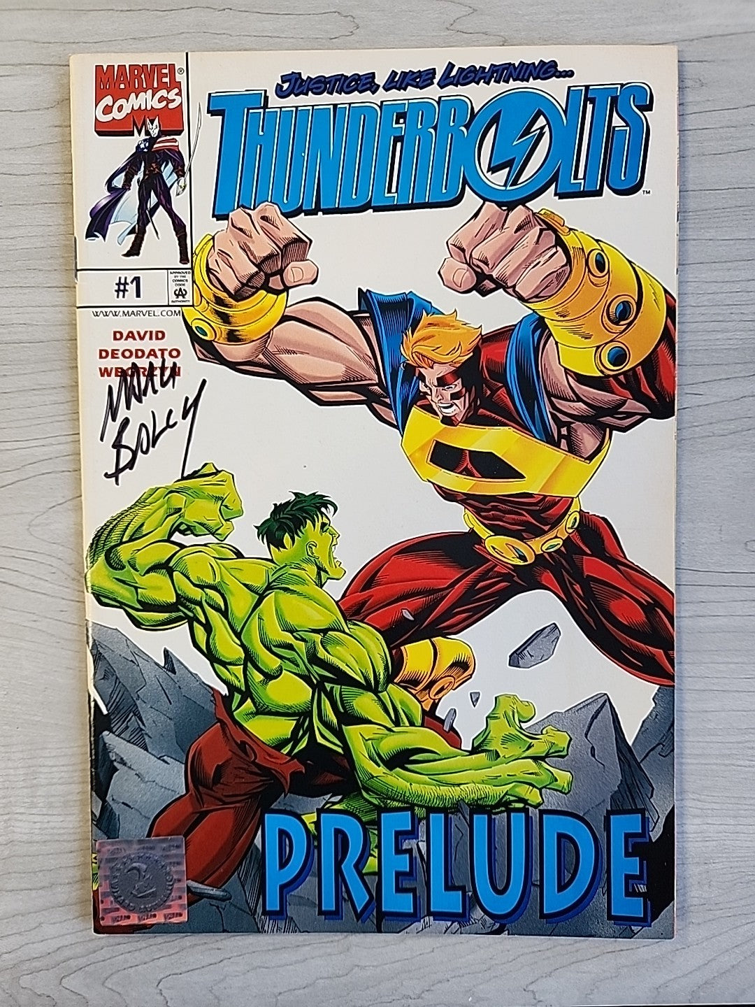 Thunderbolts Prelude #1 VF 1st App Reprints Incredible Hulk #449 American Ent Ex