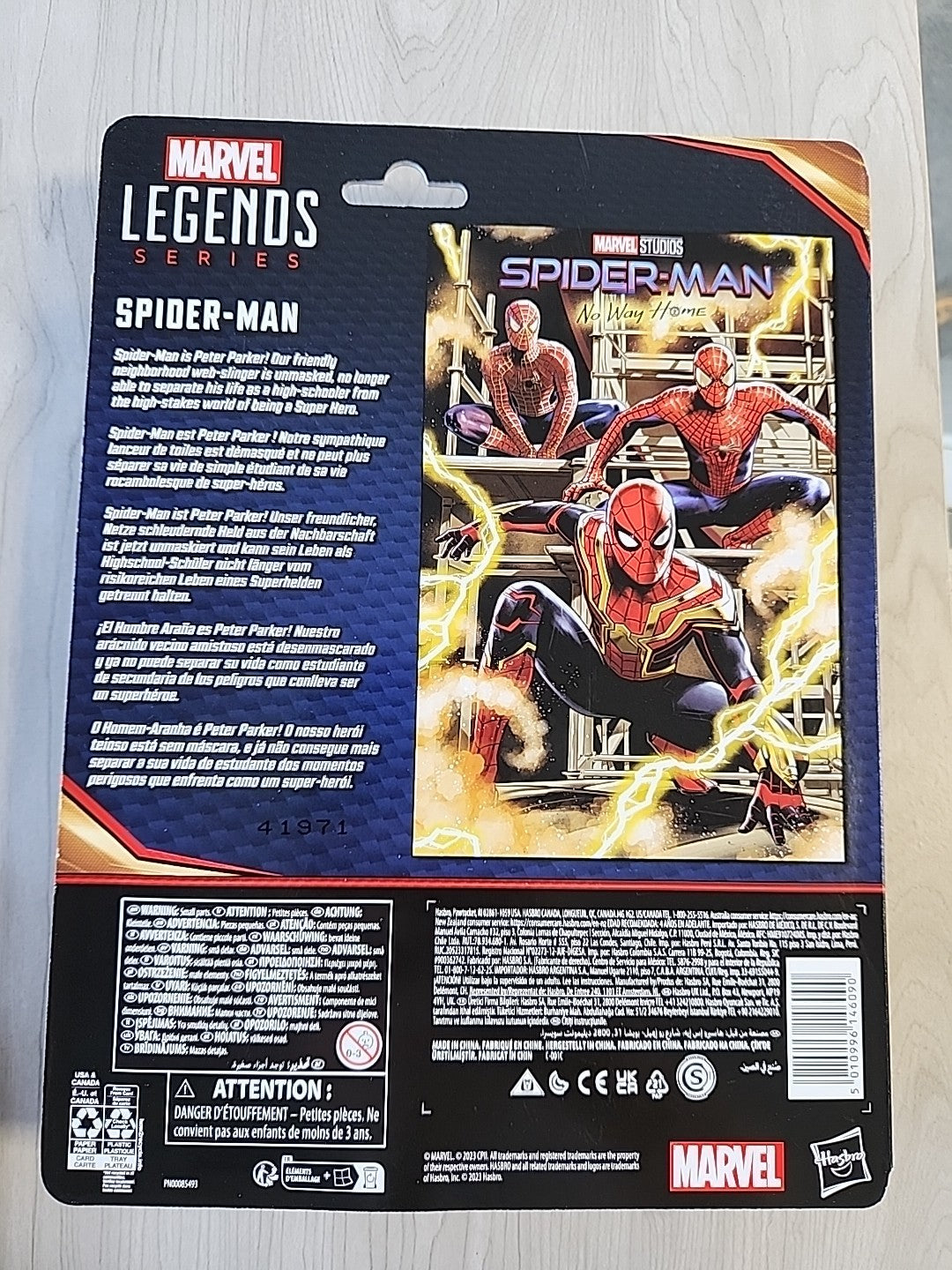 MARVEL Legends SPIDER-MAN No Way Home Set of 3: Tobey, Andrew, Tom