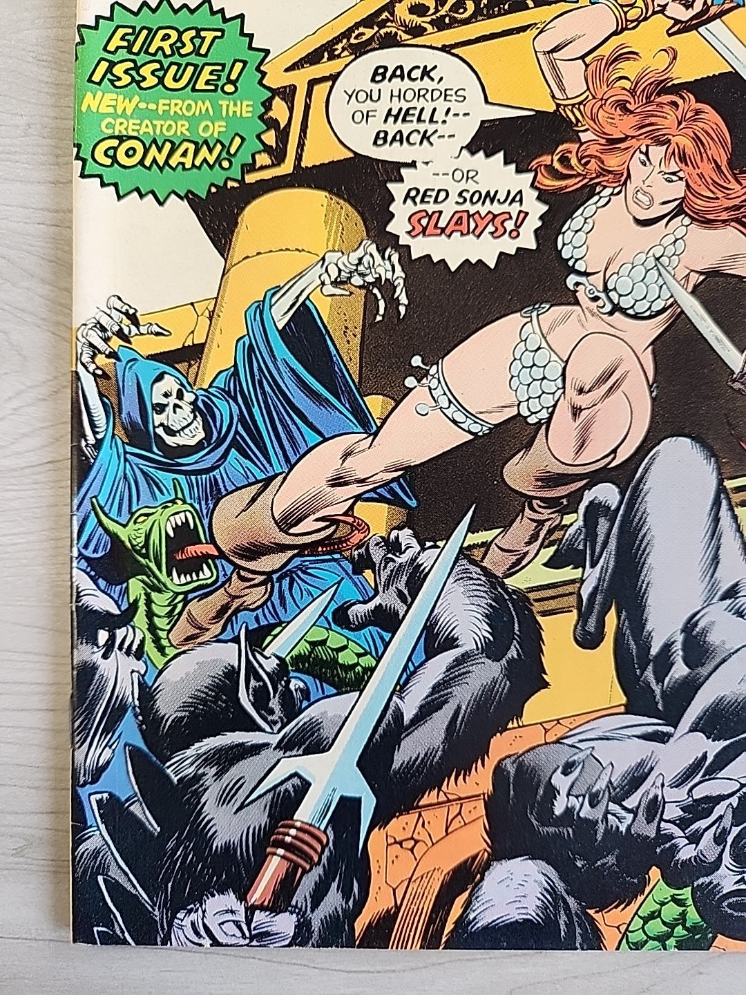 Marvel Feature 1-7 COMPLETE Series Frank Thorne Red Sonja 1 2 3 4 5 6 7 Conan