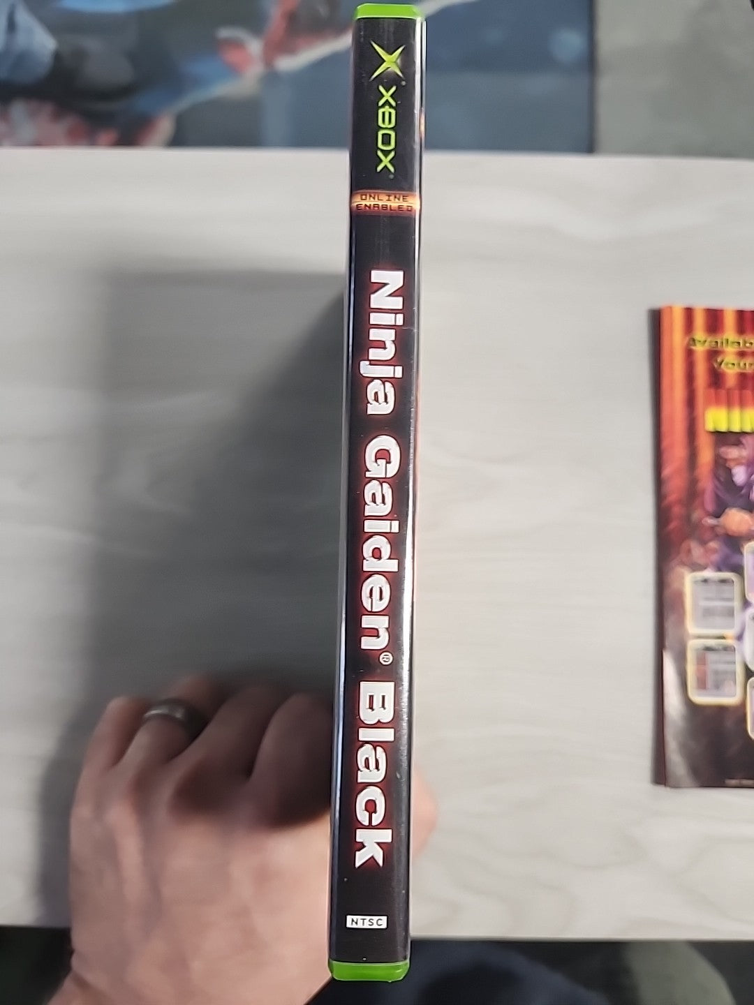 Ninja Gaiden Black (Microsoft Xbox, 2005) Authentic w/ Case Manual Game
