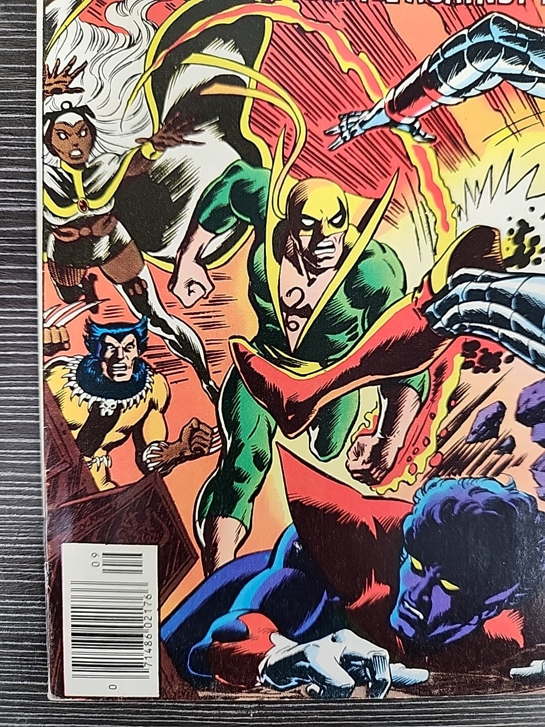 Iron Fist # 15 1st Appearance Bushmaster X-Men Crossover Final Issue 1977 FN/FN+