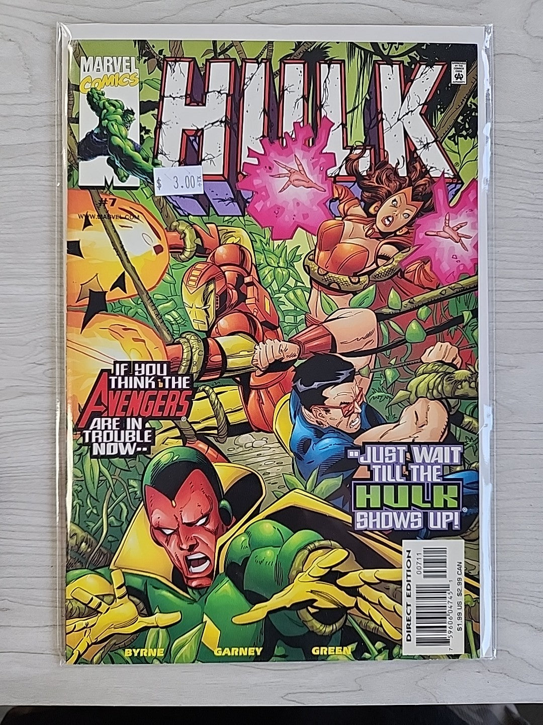 Hulk #1-11 Marvel Comics 1999 Byrne Garney Complete Run VF/NM Lot Of 11 Comics
