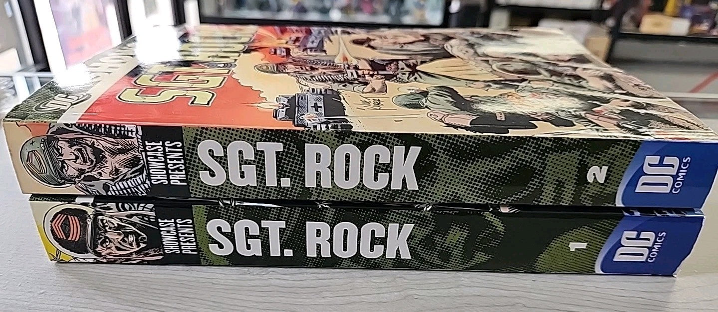 DC Showcase Presents Sgt. Rock Volume 1 & 2 DC Comics 2007 VF+ First Prints