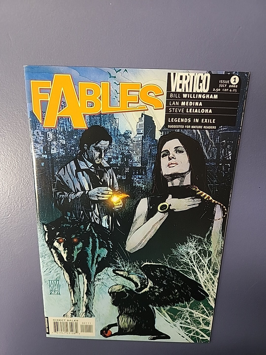 Fables #1 (2002) Alex Maleev Variant Cover Vertigo Dc Comics 1st Print