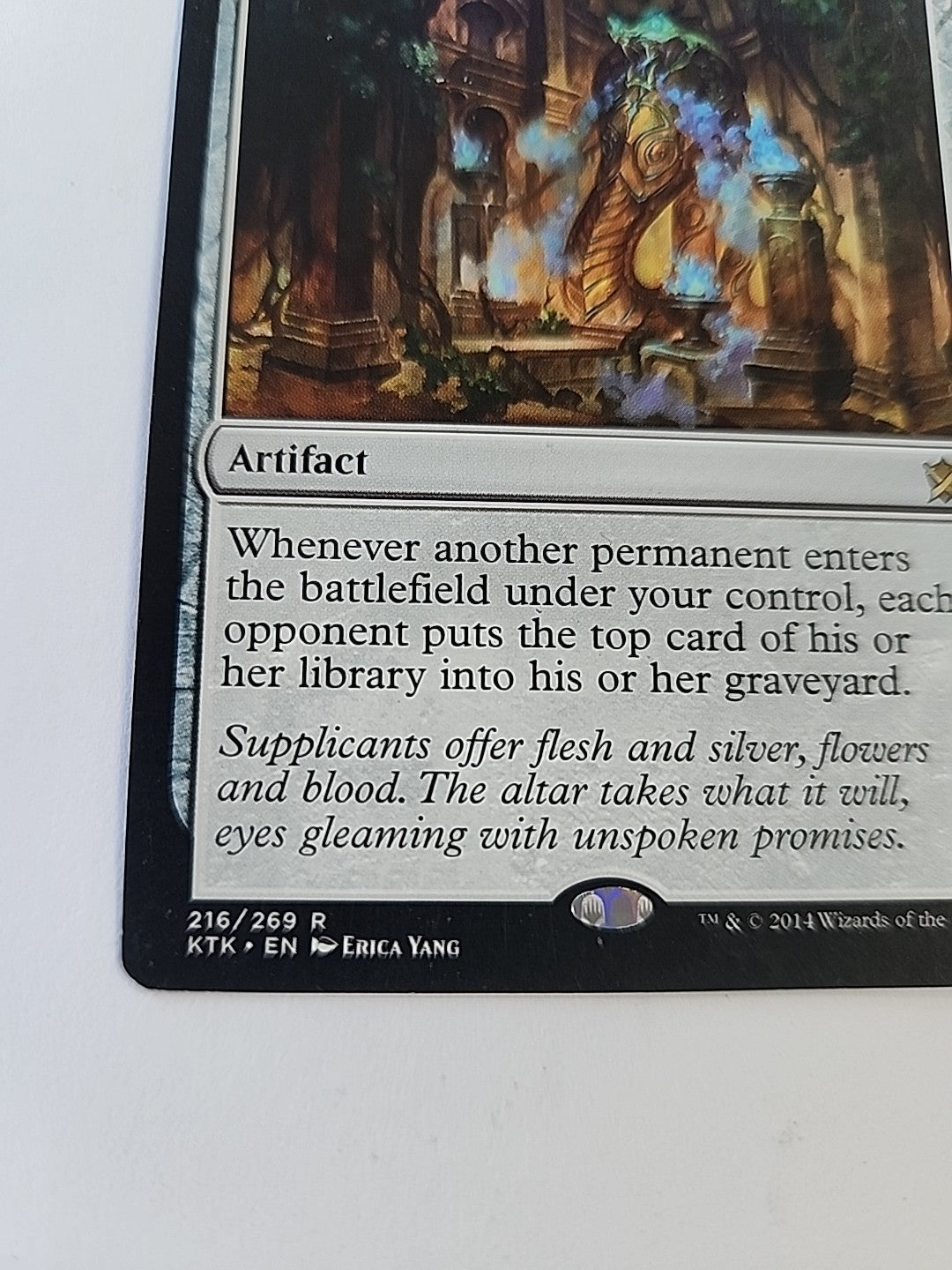 MTG Altar of the Brood KTK Khans of Tarkir Regular LP 216/269 English Magic