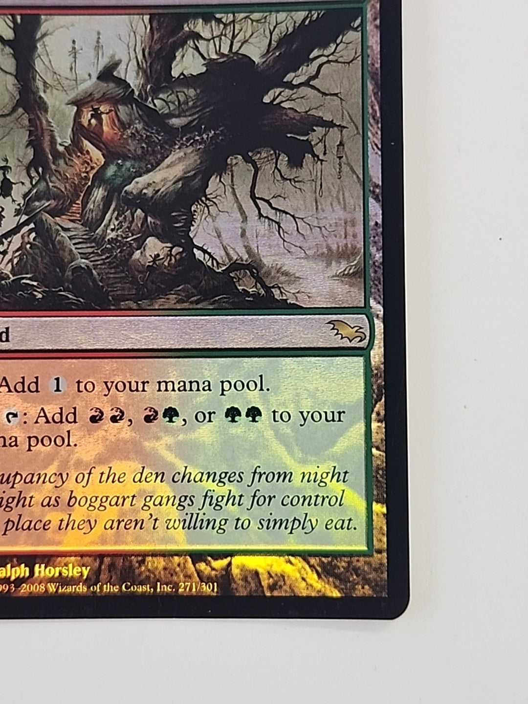 MTG Fire-Lit Thicket Shadowmoor Foil 271 English Magic the Gathering