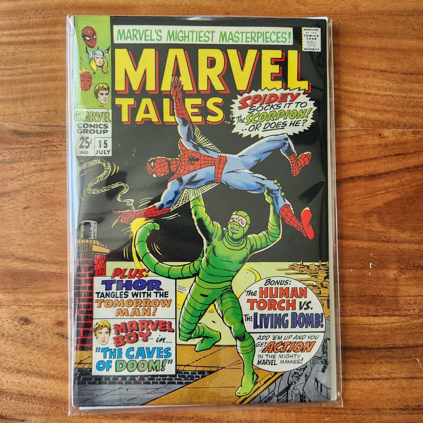 Marvel Tales 15 (July 1968) VF Reprints Amazing Spider-Man 20 1st Scorpion 🔑