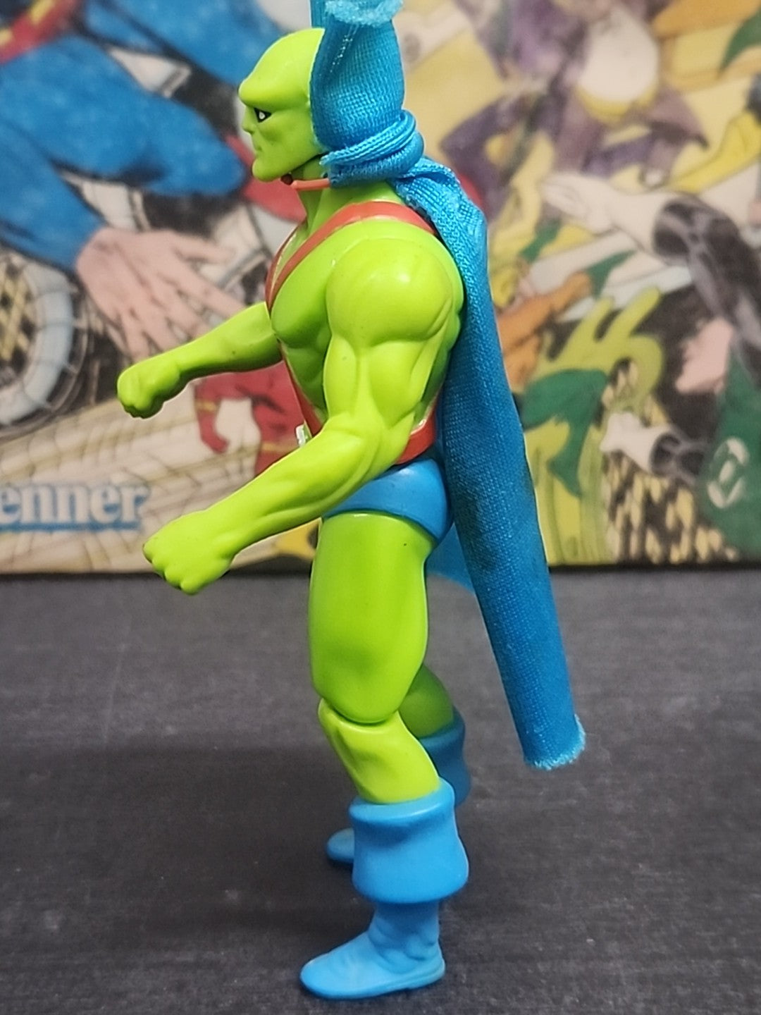 Kenner Super Powers MARTIAN MANHUNTER Original 1985 Figure 100% Complete DC
