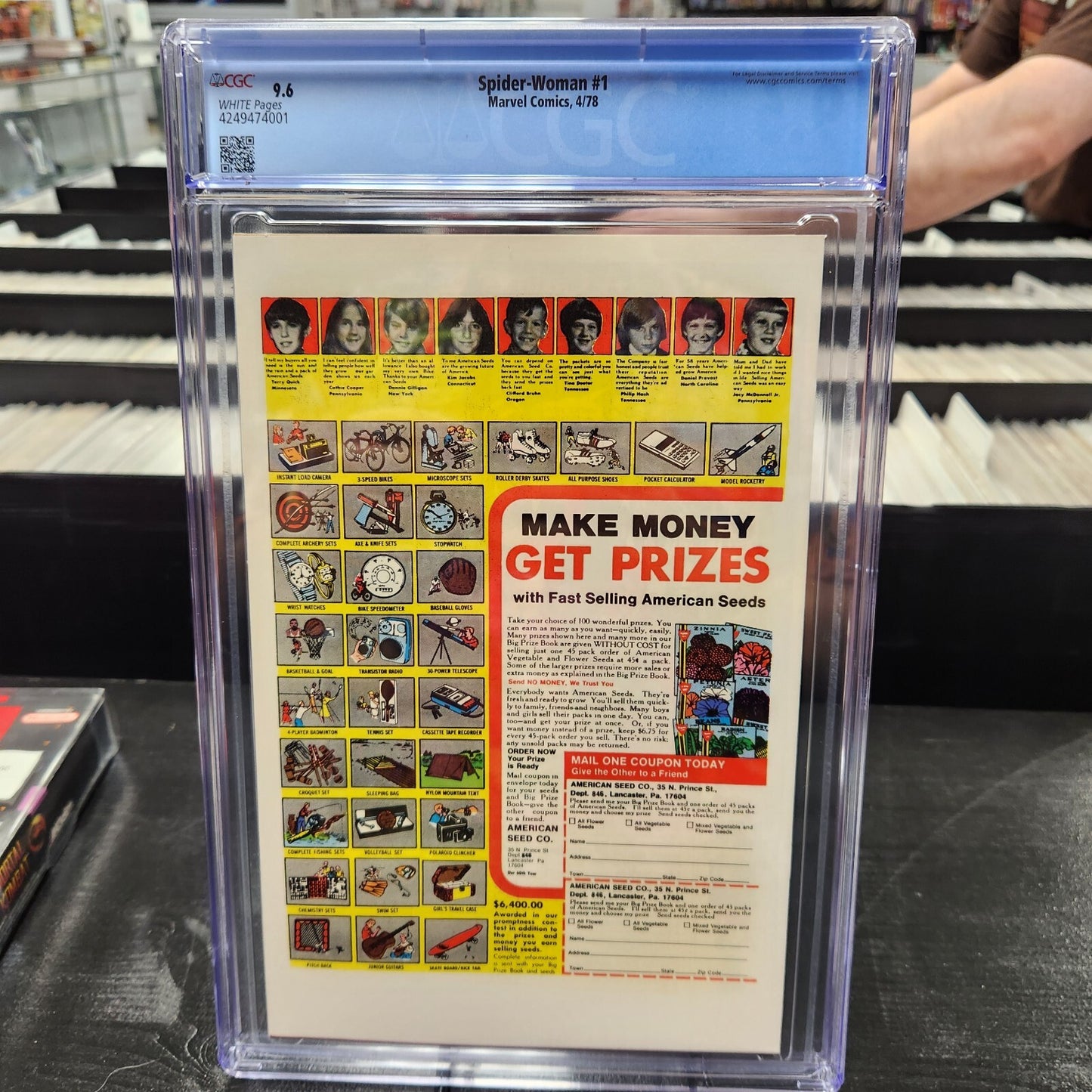 Spider-Woman #1 CGC 9.6 (1978) Marvel Comics White Pages