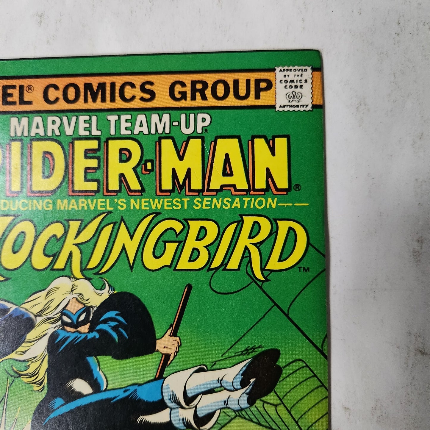 MARVEL TEAM-UP #95 (1980)- 1ST APPEARANCE OF MOCKINGBIRD VF/VF+ KEY