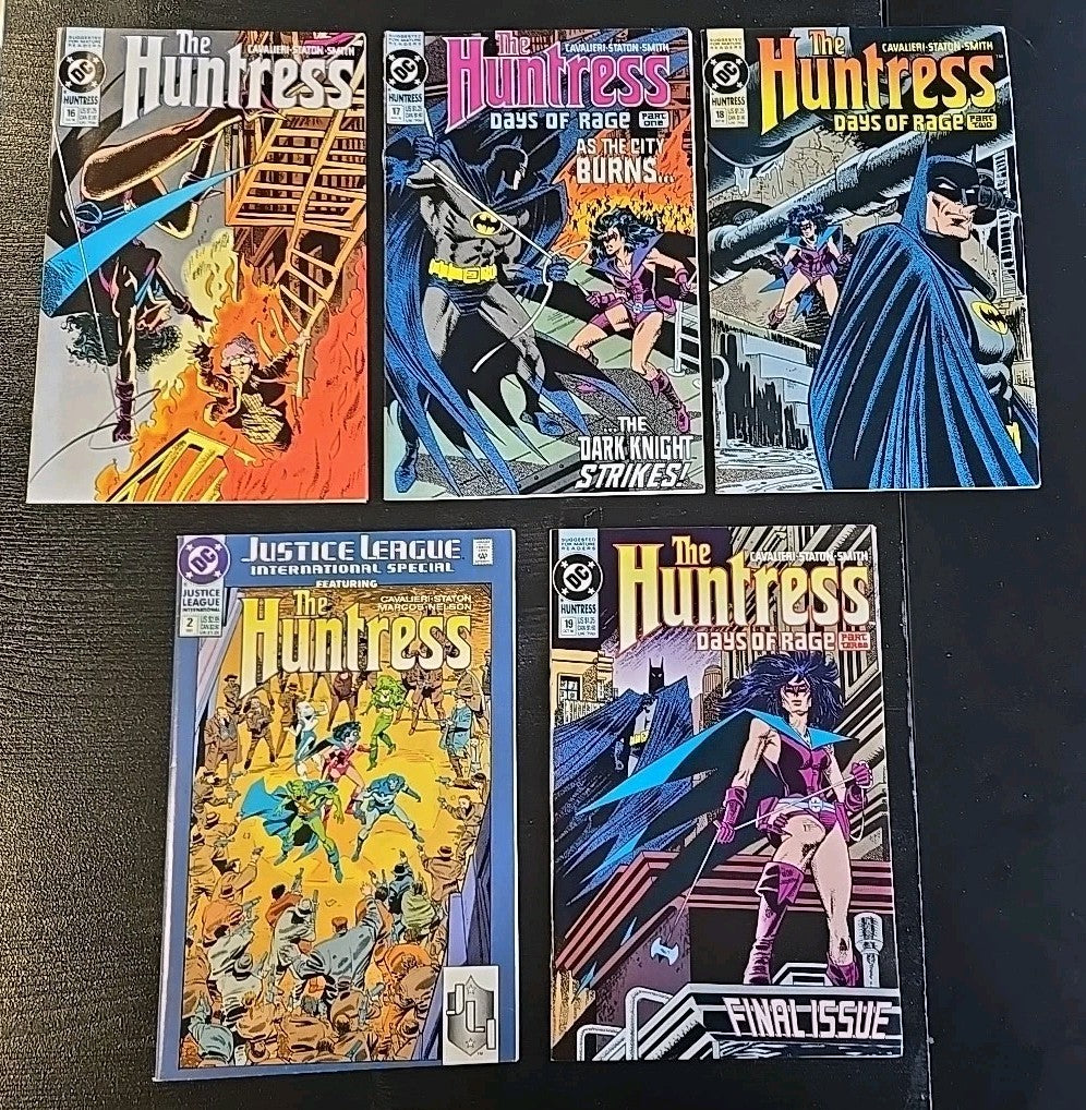 The Huntress 1989 - Complete Set 1-19 ,Plus ANNUAL 2