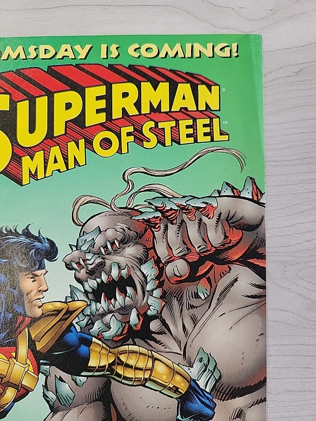 Superman The Man of Steel #19 Doomsday Mattel Reprint + 1995 Kenner #1 A & B Lot