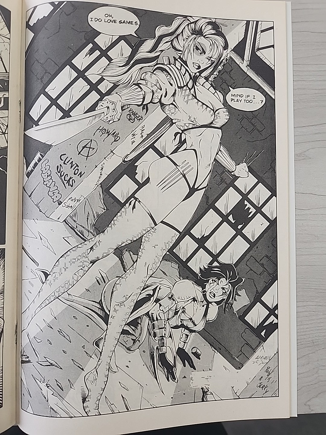 Razor Annual #1 (1993) Signed Everette Hartsoe 1st Shi