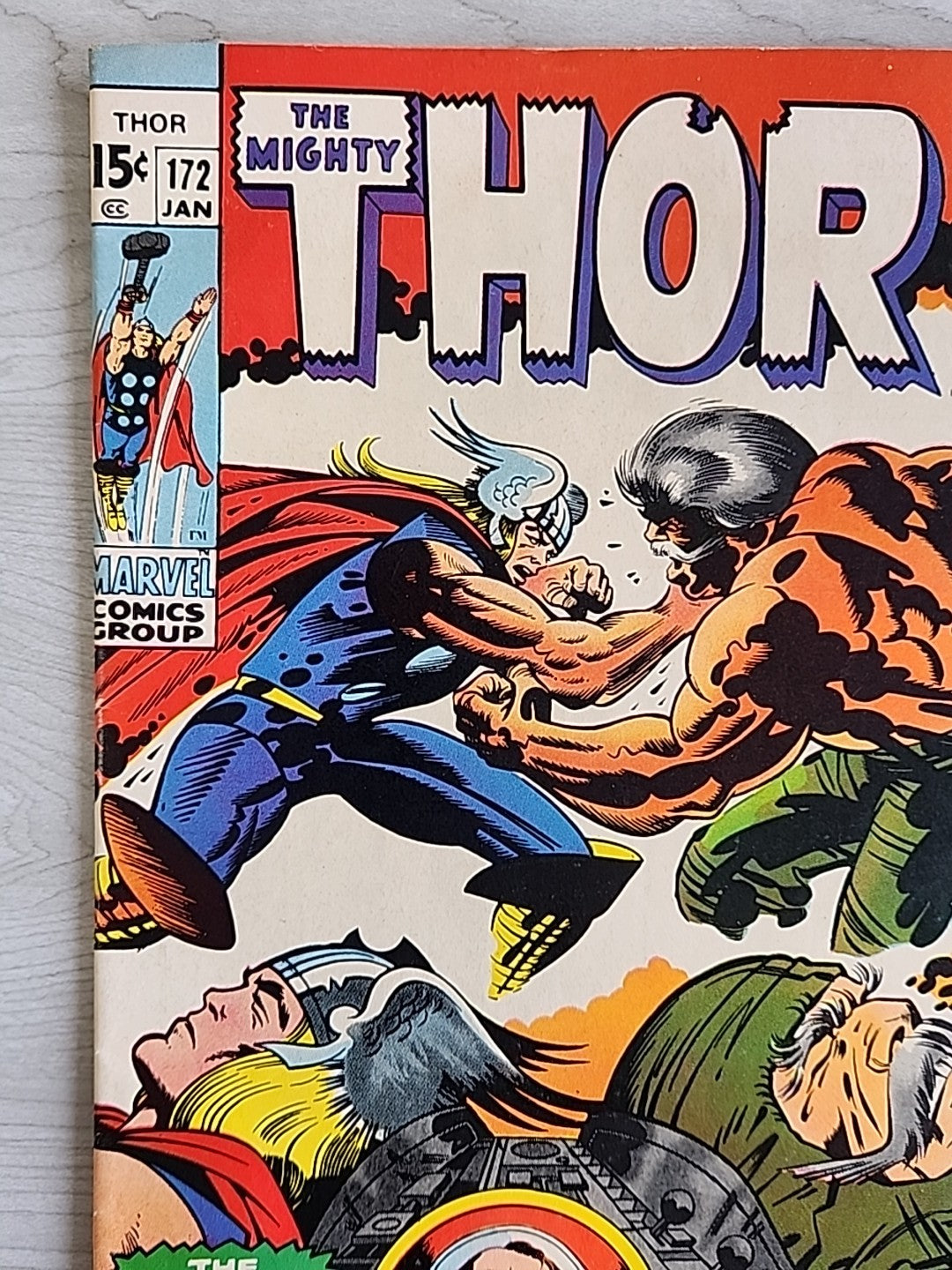 The Mighty Thor #172 (Marvel Comics January 1970) VF/VF+