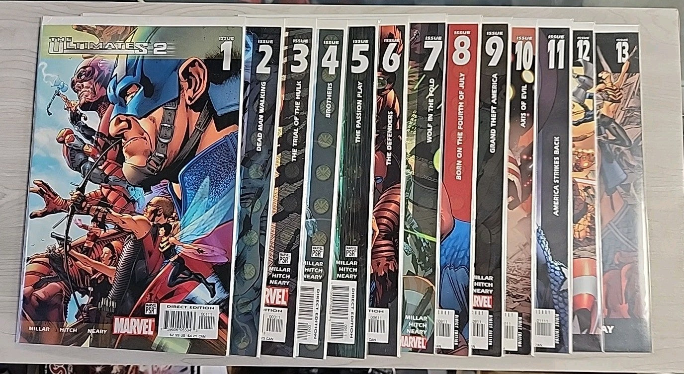 The Ultimates 2 #1-13 VF/NM Complete Run Mark Millar Marvel Comics Lot Of 13