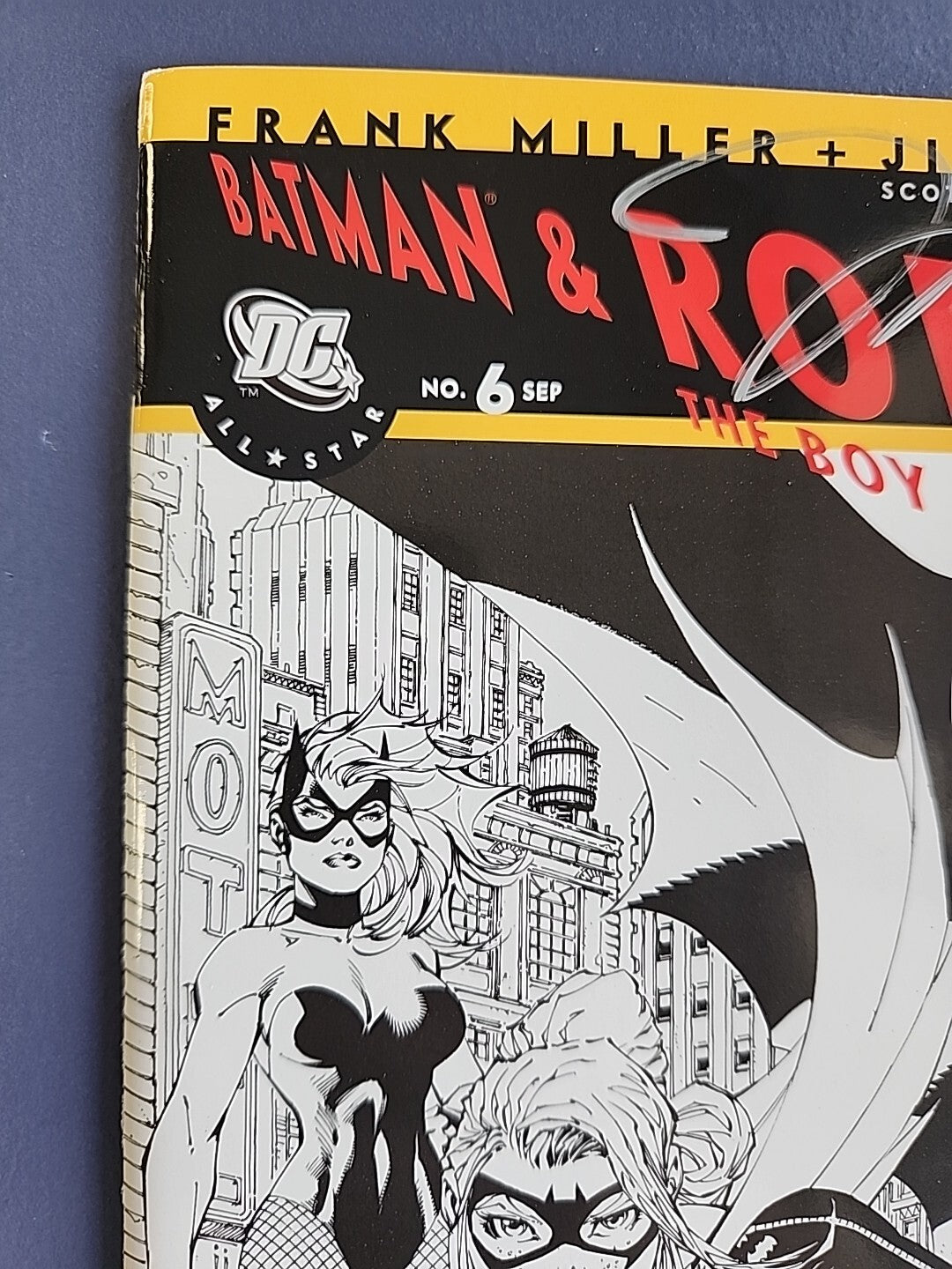 All-Star Batman & Robin #6 Rare Jim Lee Sketch PROMO Edition Signed Jim Lee