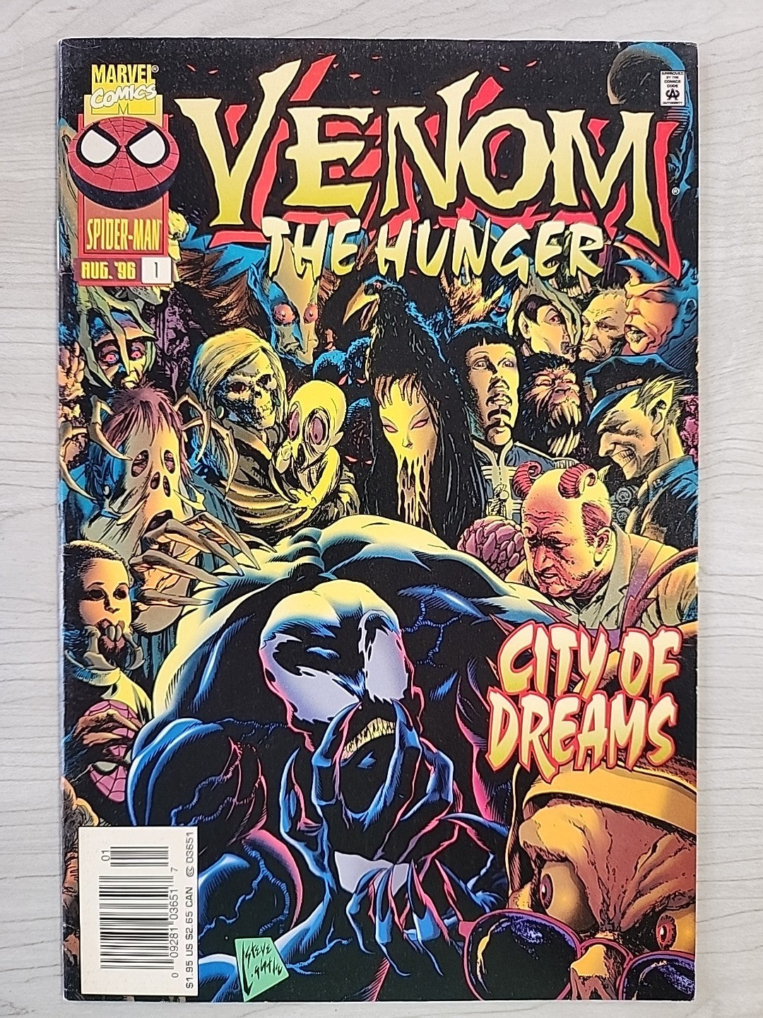 VENOM: The Hunger 1-4 Complete Run Marvel 1996 Newsstand 1 & 2 VF