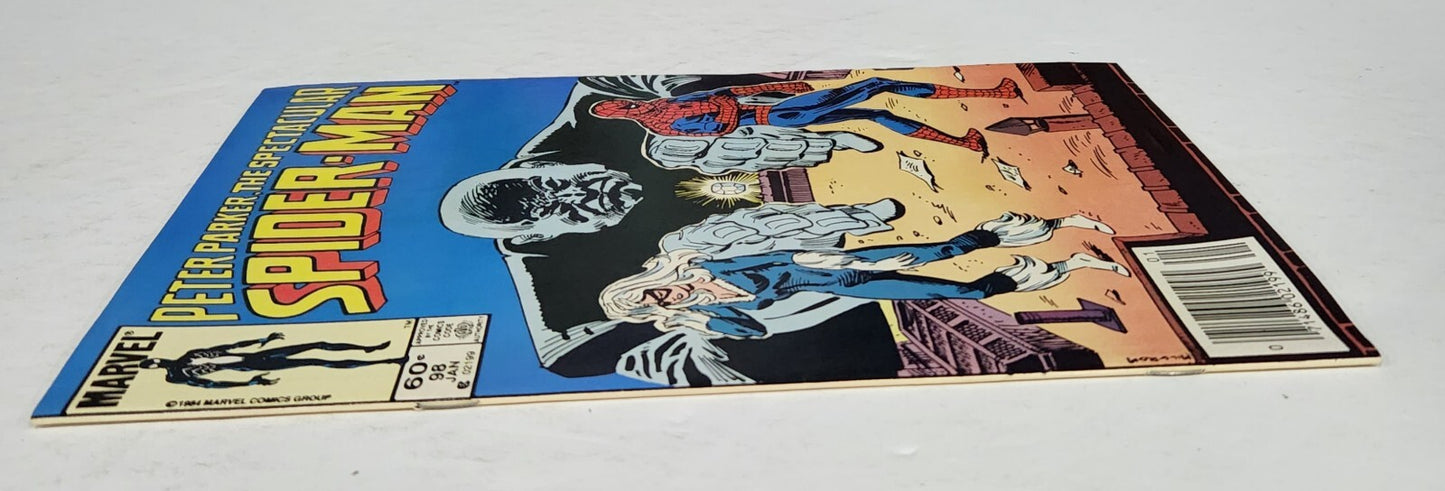 Peter Parker The Spectacular Spider-Man #98 1984 Marvel 1st app The Spot MCU