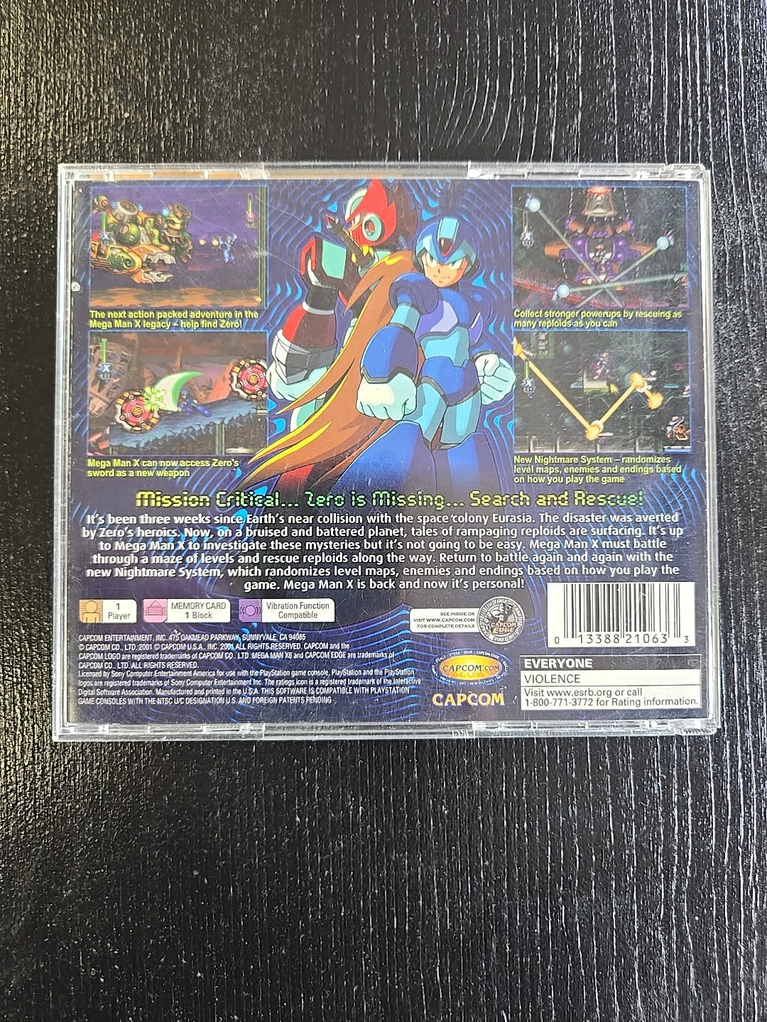 Mega Man X6 (Sony PlayStation 1, 2001) CIB, Tested