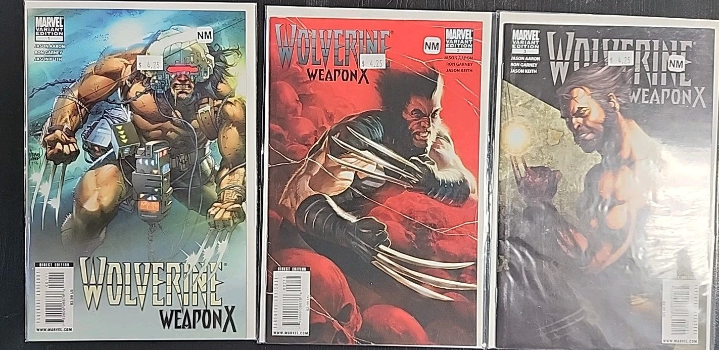 Wolverine Weapon X (2009) #1-16 Complete Series Plus Variants Lot Of 18