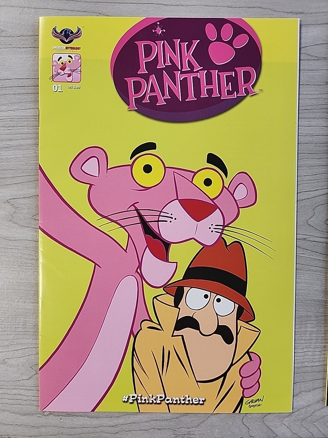 Pink Panther American Mythology Productions #1 & FCBD Lot of 3 Comics 2016