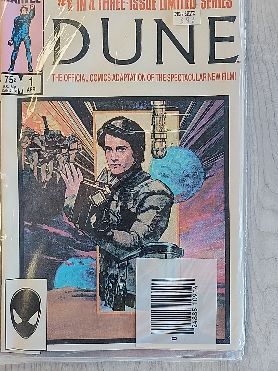 Dune 1-3 Marvel Factory Sealed Comic Book 3 Pack 1 2 & 3 1984 Movie Adaptation