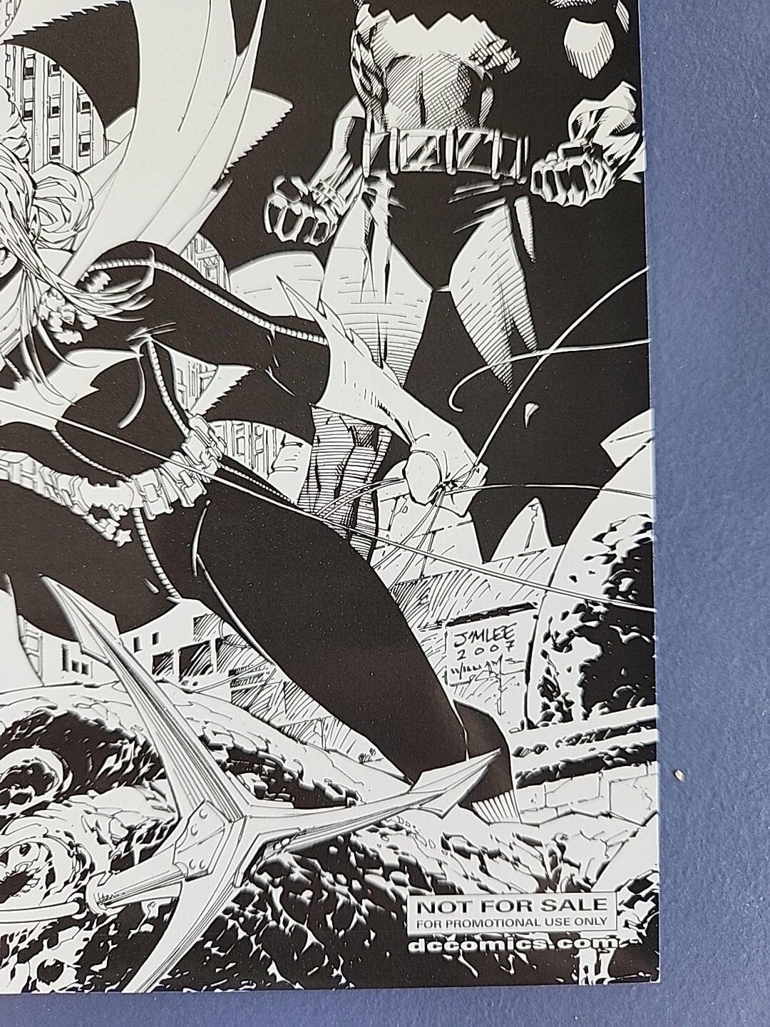 All-Star Batman & Robin #6 Rare Jim Lee Sketch PROMO Edition Signed Jim Lee