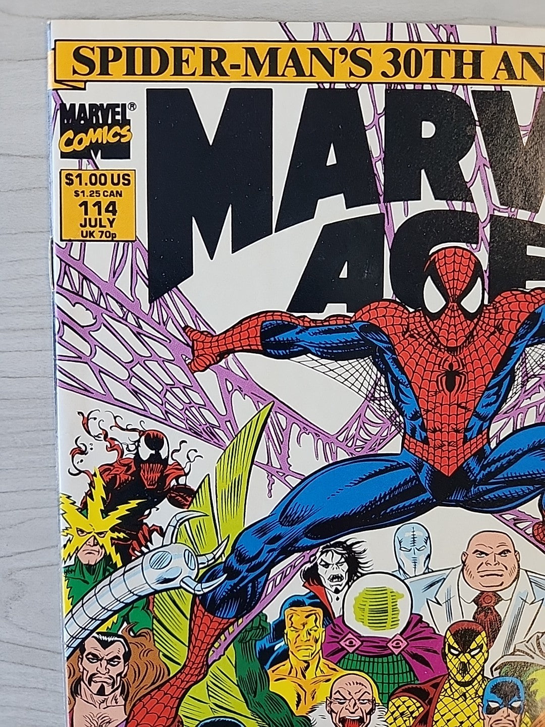 Marvel Age #114 NM Direct 30th Anniversary 2099 Early Carnage (1992 Marvel)