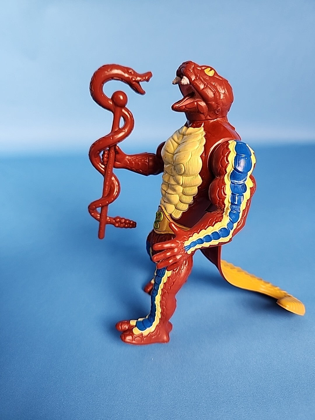 Vintage MOTU Rattlor 100% Complete Masters Of The Universe 1984 Yellow Neck