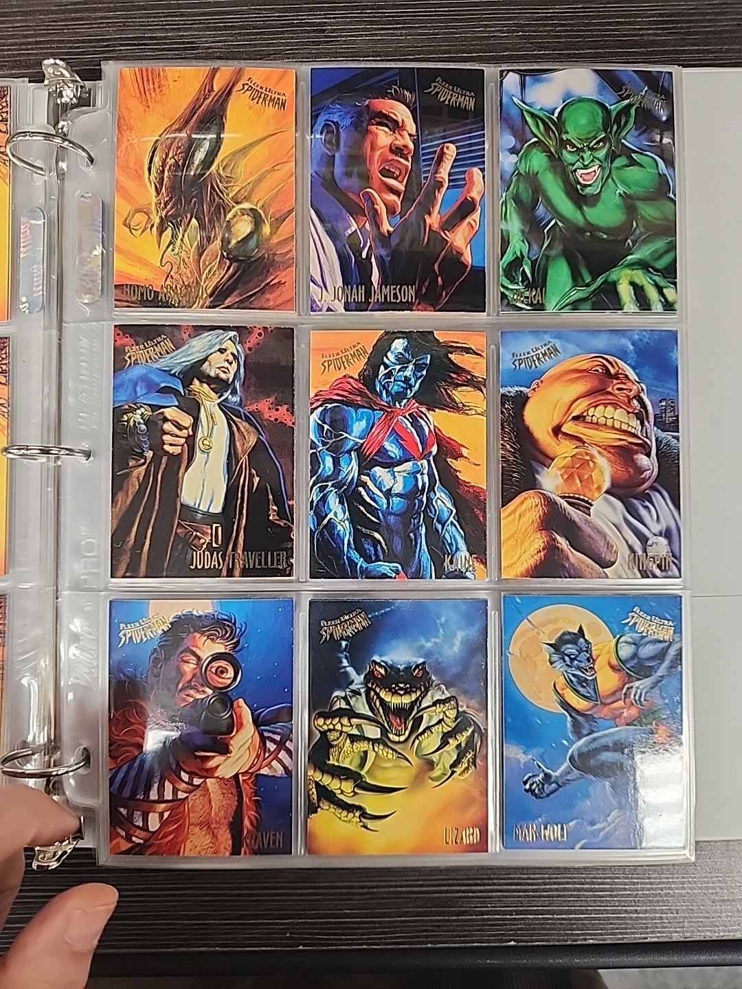 1995 Fleer Ultra Spider-Man: Complete Base Set w/ All Inserts 185 Cards