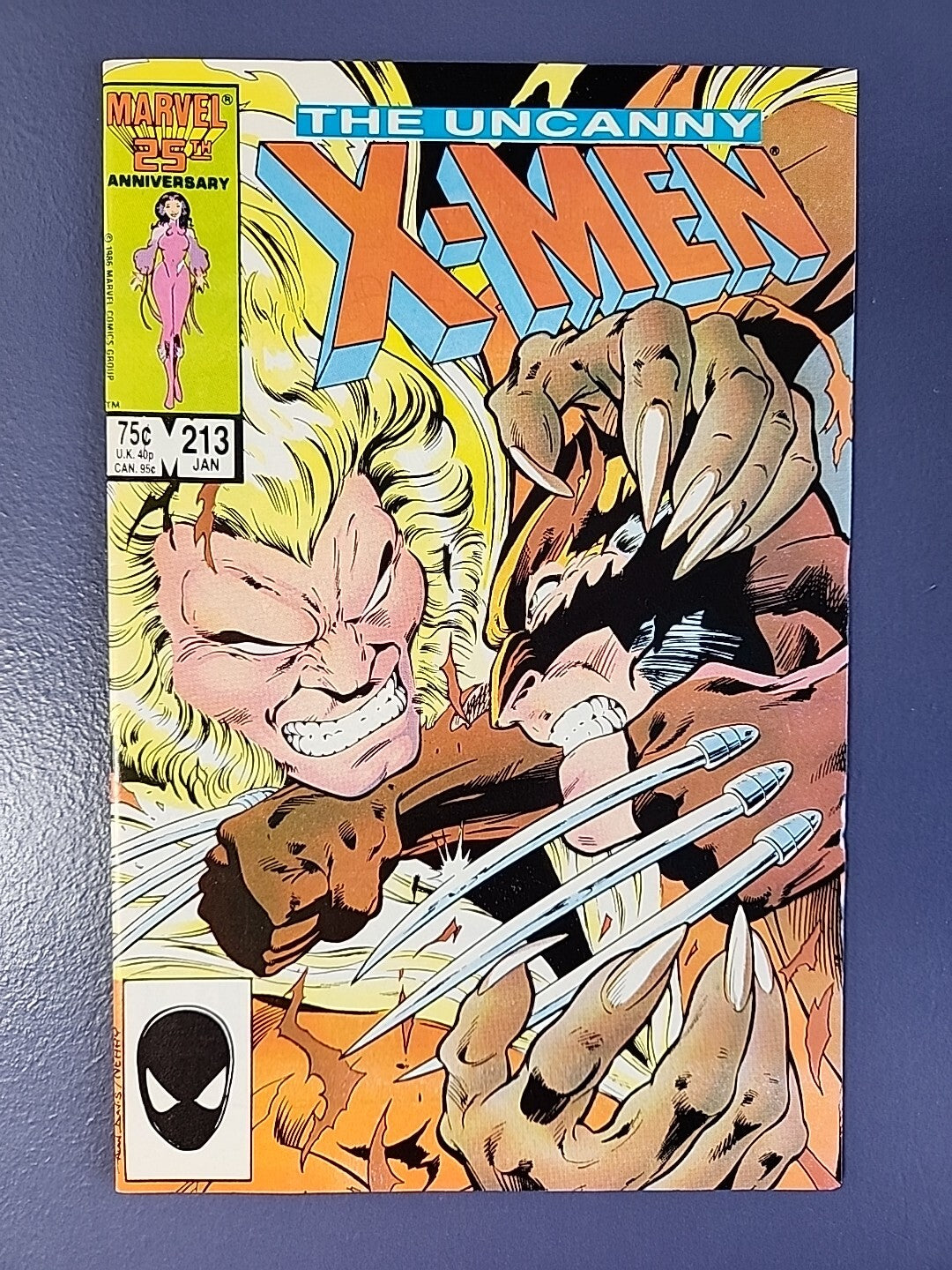 Uncanny X-Men Lot Of 3 Issues (Marvel 1986) #211 #212 #213 VF-NM Sabertooth Keys