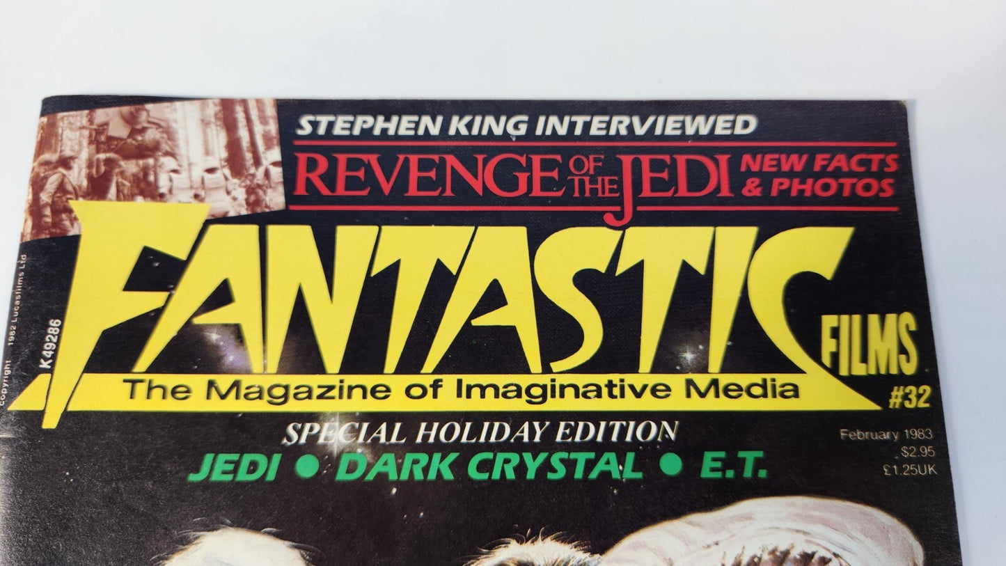 Fantastic Films Sept 1983 #32 Revenge of the Jedi Magazine, Star Wars, Romero