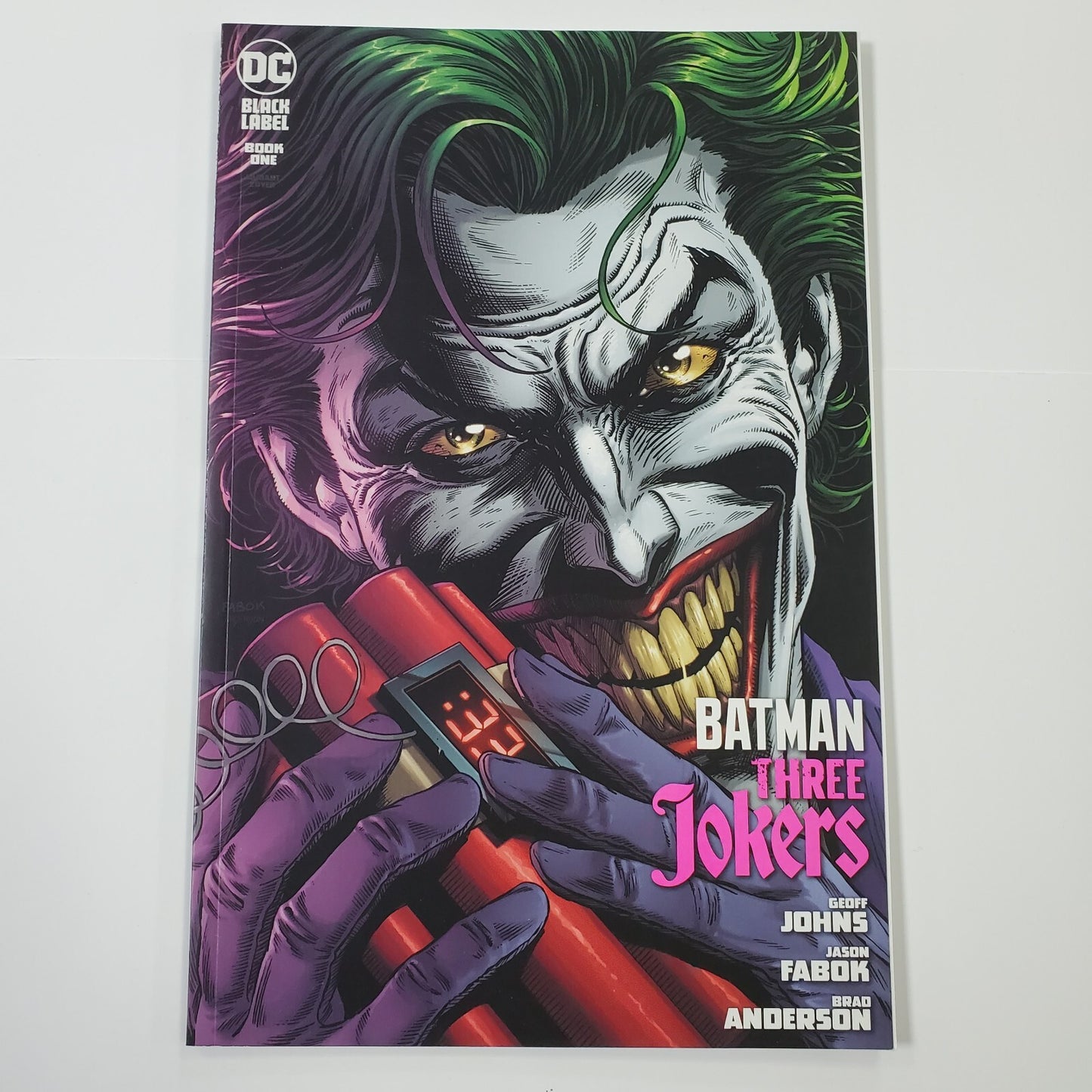 Batman Three Jokers 1-3 - 3 Variants Of #1, 2 Variants Of #2- Complete Set