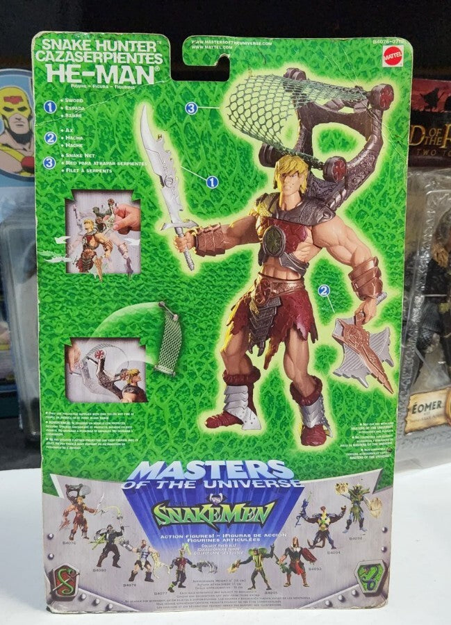 Masters of the Universe Snake Hunter He-Man Action Figure MOTU 2003 Mattel