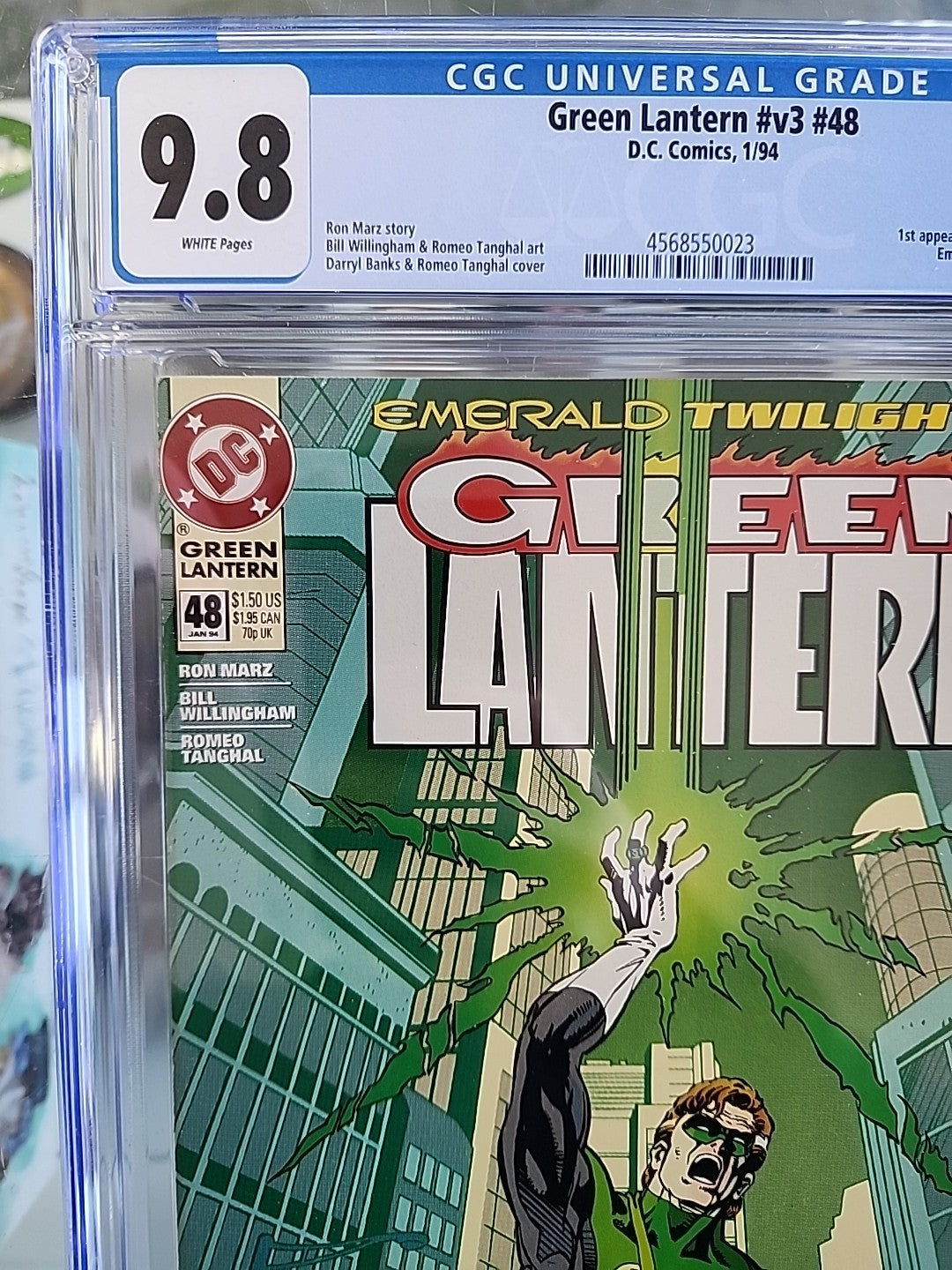 Green Lantern v3 #48 CGC 9.8 1st App of Kyle Rayner 1994 Emerald Twilight 1