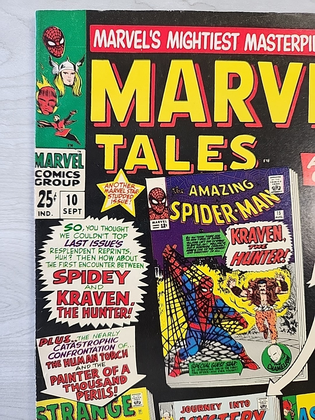 Marvel Tales #10 VF Spider-Man 1st Kraven Marvel Siler Age 1967 ASM #15