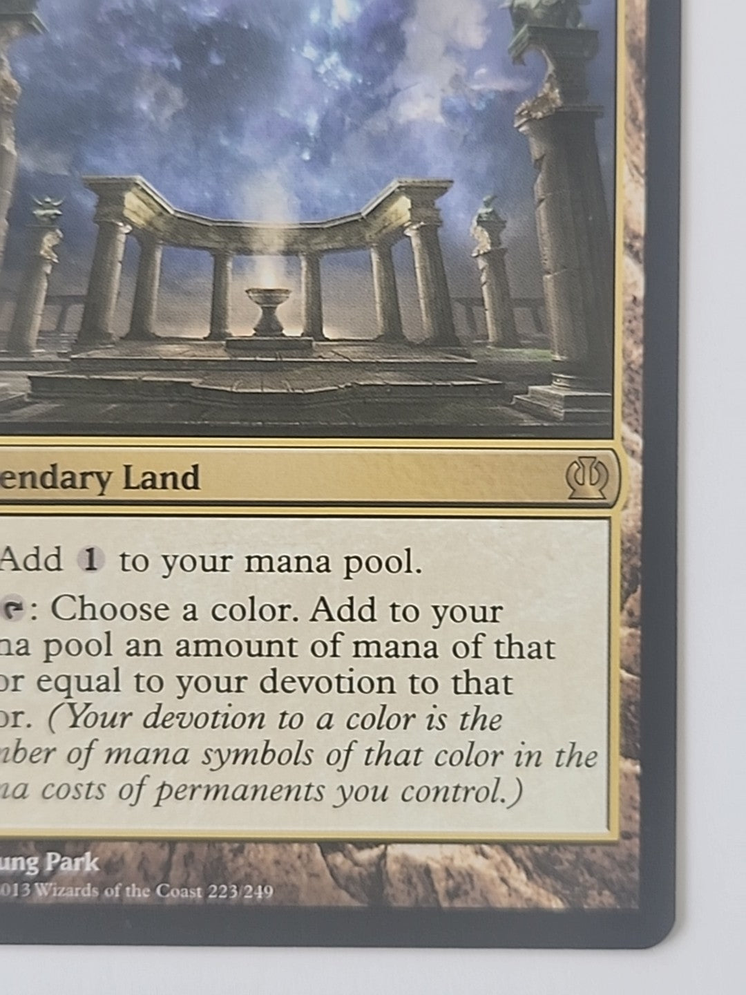 MTG Nykthos, Shrine to Nyx Theros 223/249 Regular Rare