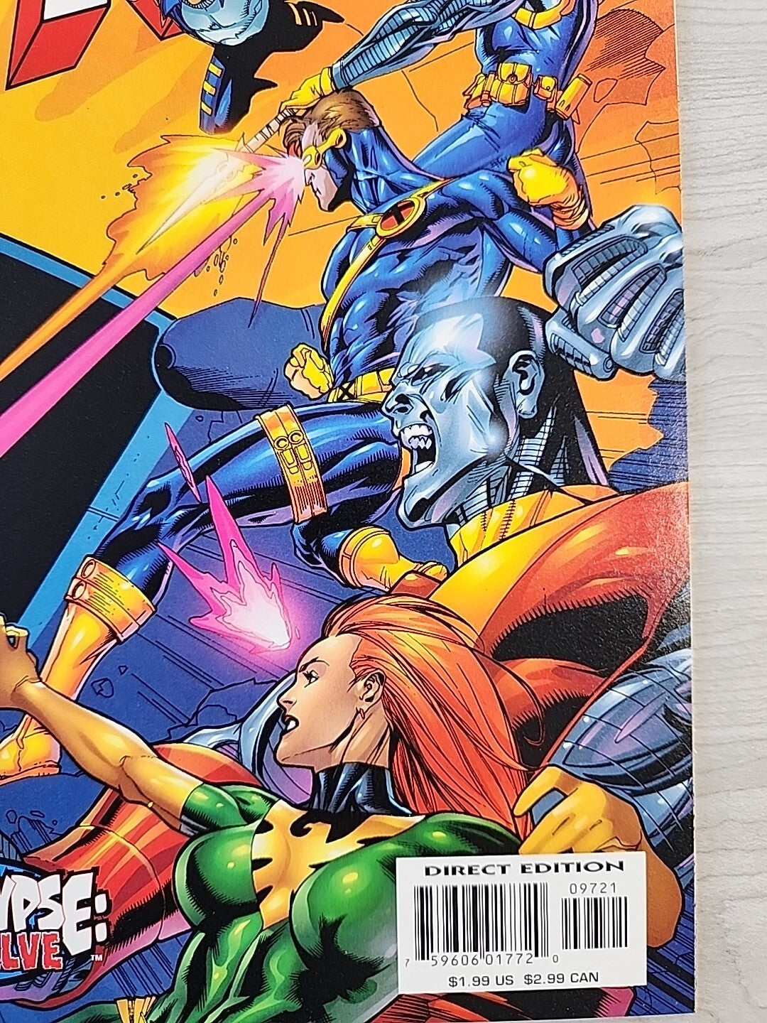 X-Men # 97 2000 Variant Connecting Cover Yu Apocalypse