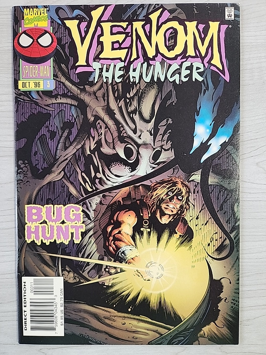 VENOM: The Hunger 1-4 Complete Run Marvel 1996 Newsstand 1 & 2 VF