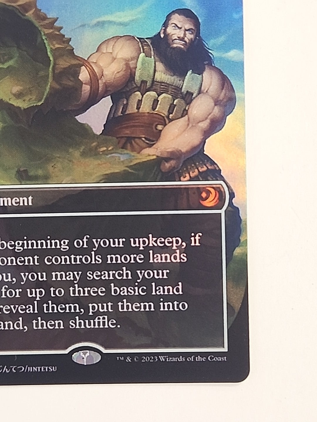 MTG Land Tax Anime Borderless 66 Wilds of Eldraine: Enchanting Tales NM
