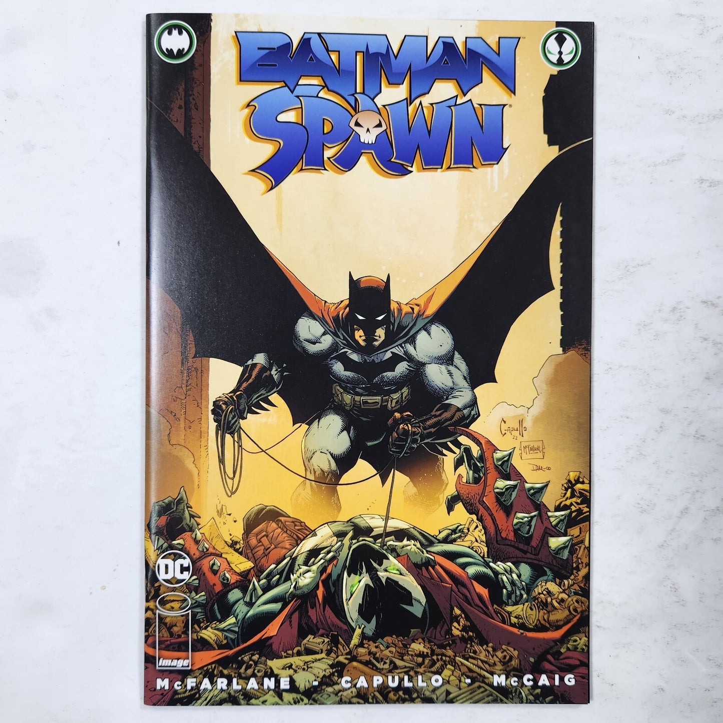 BATMAN/SPAWN #1 (2023) GREG CAPULLO 2ND PRINT VARIANT SET