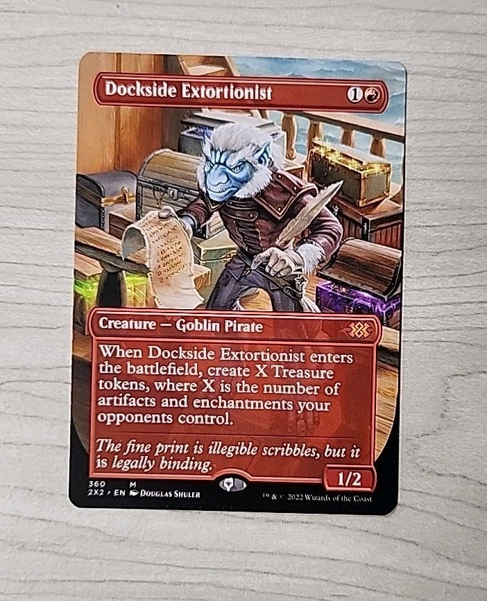 MTG Dockside Extortionist (Borderless) Double Masters 2022 Regular English