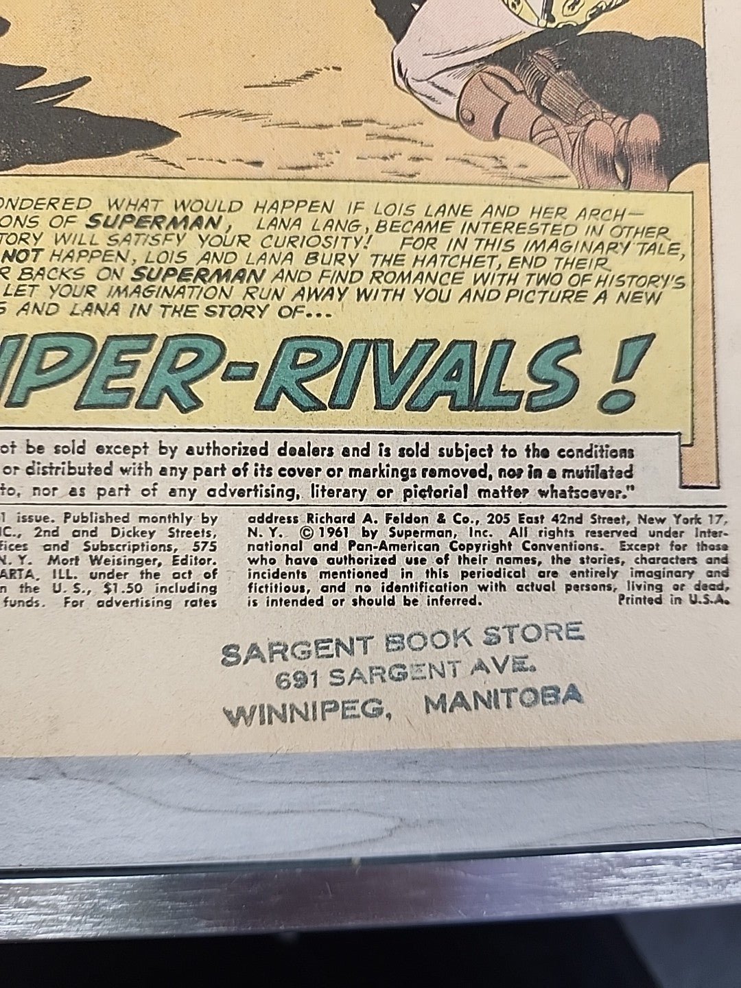 ACTION COMICS #279 VG- Superman DC Comics 1961