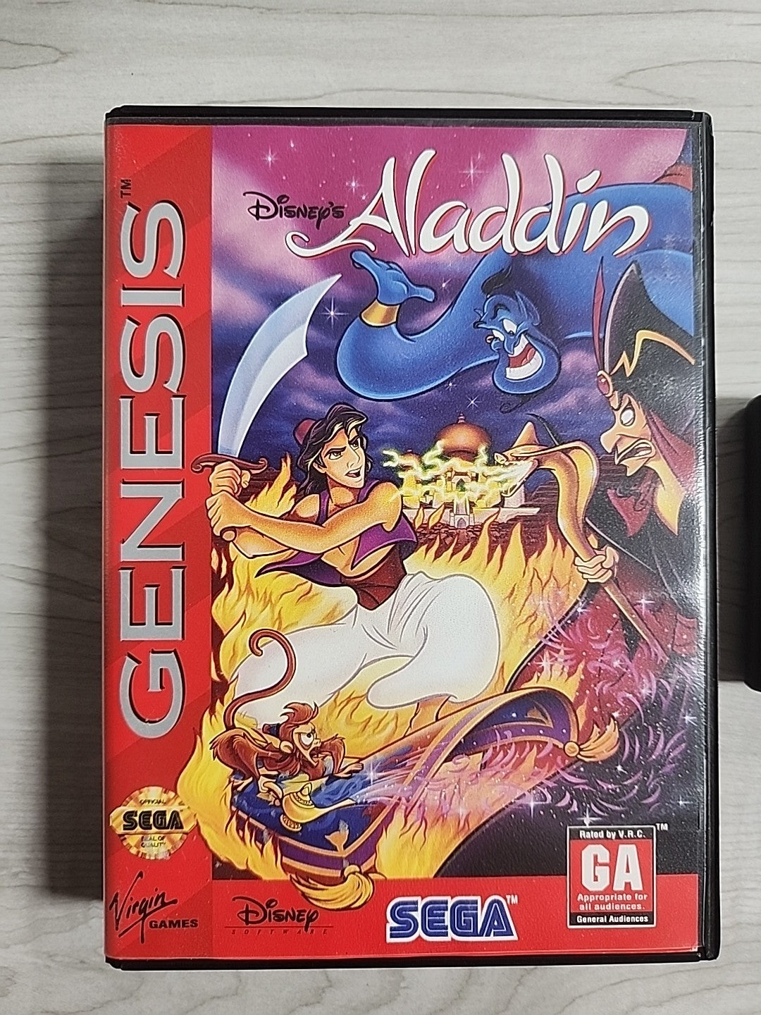 Disney's Aladdin (Sega Genesis, 1993) CIB Complete TESTED